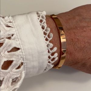 MVMT Stud Rose-gold Thin Bangle